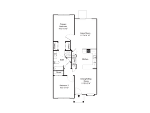 2 bed