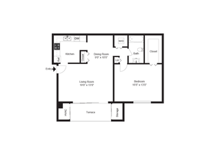 1 bed