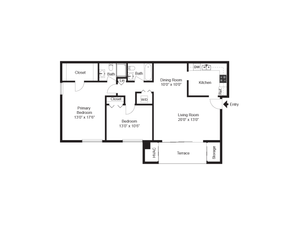 2 bed 2 bath