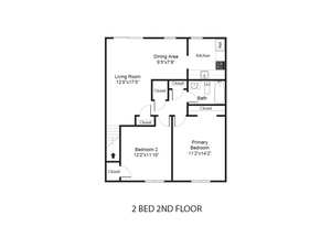 2 bed 2