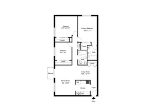 3 bed