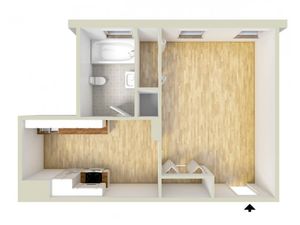 Studio floor plan