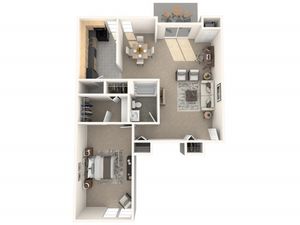 1 Bedroom, 1 Bath