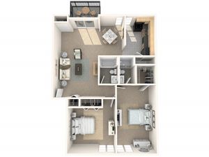 2 Bedrooms, 2 Baths