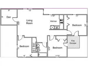 621 N Frances St #3