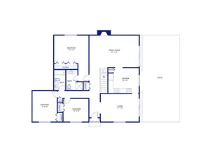 Three Bedroom Two Bath