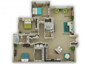 Image of The Legend with Sunroom Floor Plan