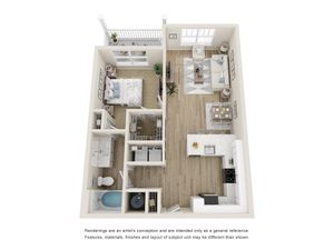 Birch 3D Floor Plan