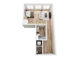 S4- Studio Floor Plan