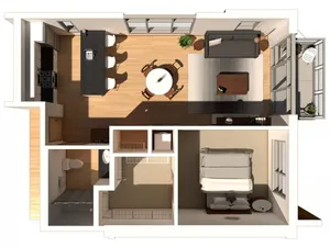 Vista - 1 Bed / 1 Bath - 708 SF