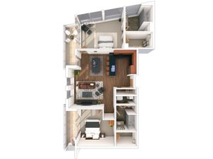 2 Bed / 2 Bath - 1,319 SF
