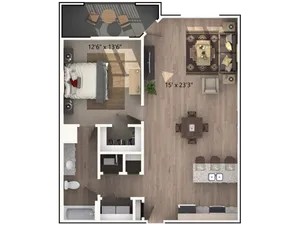1 bedroom 1 bathroom