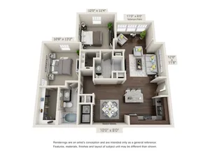 3D Floorplan Rendering