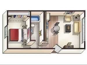 College Station Apartments, LLC - 1 Bedroom