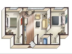 College Station Apartments, LLC - 2 Bedroom