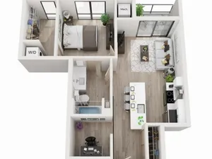 F3 1 Bedroom & Den