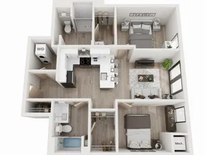 G1 2 Bedroom