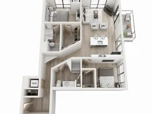 H2 2 Bedroom/2Bath
