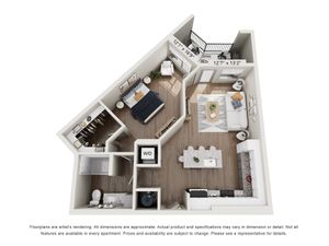 1 Bedroom Apartment