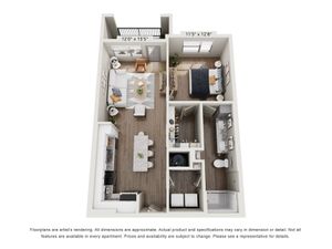 1 Bedroom Apartment
