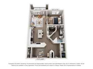 1 Bedroom Apartment