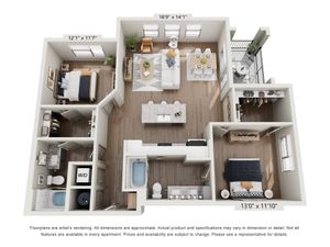 2 Bedroom Apartment