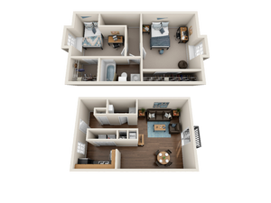 2 Bed Townhome Deluxe