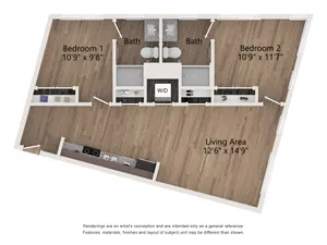 Two Bedroom Two Bath