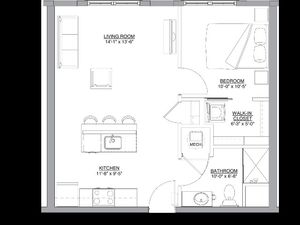 The Dixie - 1 bedroom