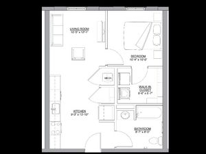 The Brenda, 1 bedroom