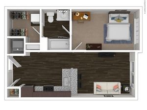 1x1 Floorplan