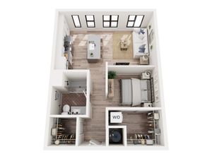 1 Bedroom Floor Plan