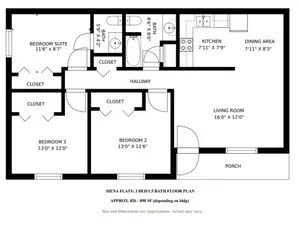 Siena Flats 3 bedroom