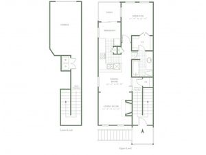 One Bedroom/One Bath - 894sf
