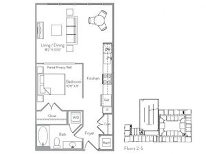Floorplan 1 | Monument Village at College Park