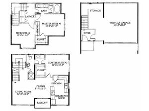 3BR/2BA with attached 2 car garage