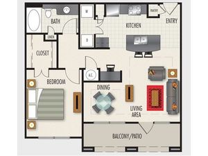 Century Lake Forest Apartments (Closed) - A2