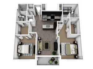 Central Station (Moved to RC) - Turnstile - 2 BR / 2 BA
