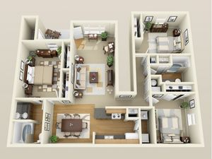 Grand Biscayne Apartments (Closed) - 3 bed/2 bath