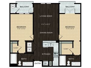 Two bedroom / two bathroom