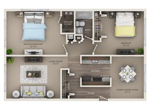 Beacon Pointe Apartments (Closed) - B/1B