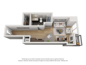 Studio Floor Plan stj