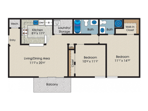 Foundry Centre Apartments (Closed) - Two Bedroom