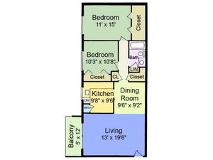 Gatewater Landing (Closed) - Two Bedroom B