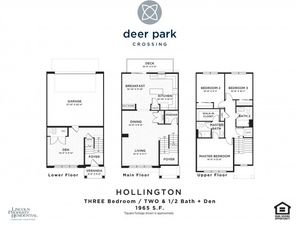 3 Bed 2.5 Bath Floor Plan Hollington