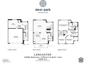 3 Bed 2.5 Bath Floor Plan Lancaster