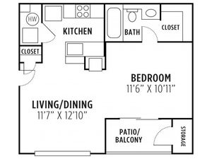 One Bedroom One Bath Apartment Lithia Springs GA