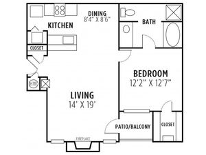 One Bedroom One Bath Apartment Lithia Springs GA