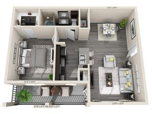 One Bedroom/One Bathroom