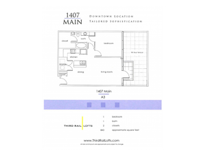 1407 Main A3 843 SF